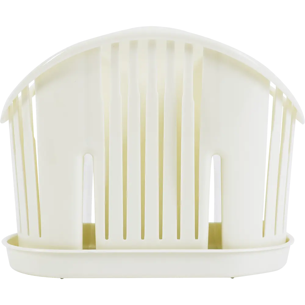 Сушилка для столовых приборов MIO, 19,5х17х17,5 см, полипропилен, цвет молочный MARTIKA STLM-2182918 - Вид №1