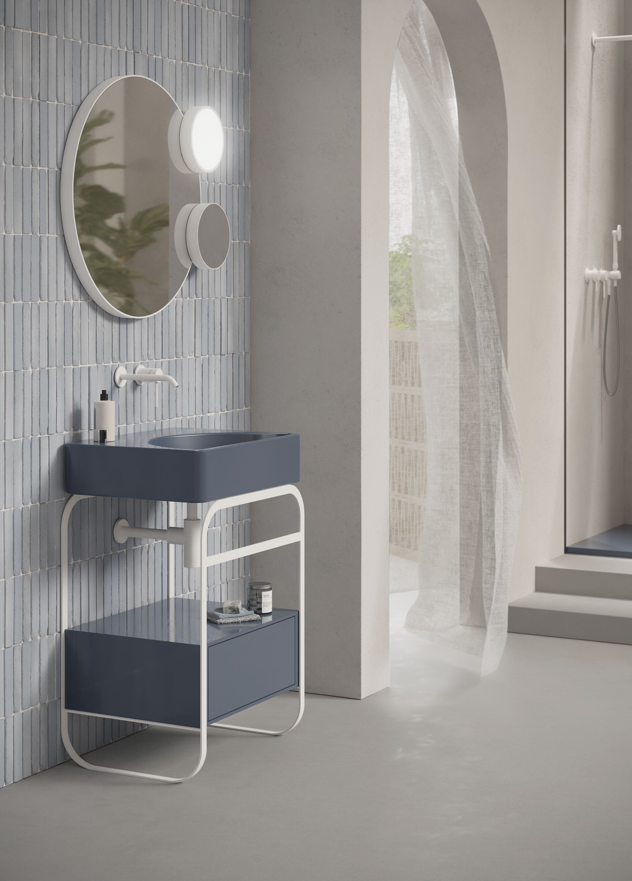 Раковина из нержавеющей стали с ящиками Alice Ceramica Lunaris ARCH-00138337 - Вид №1