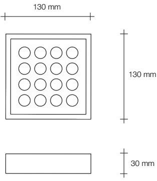 Tecnico Встраиваемый потолочный светильник из гипса sun-id-1474876 - Вид №1