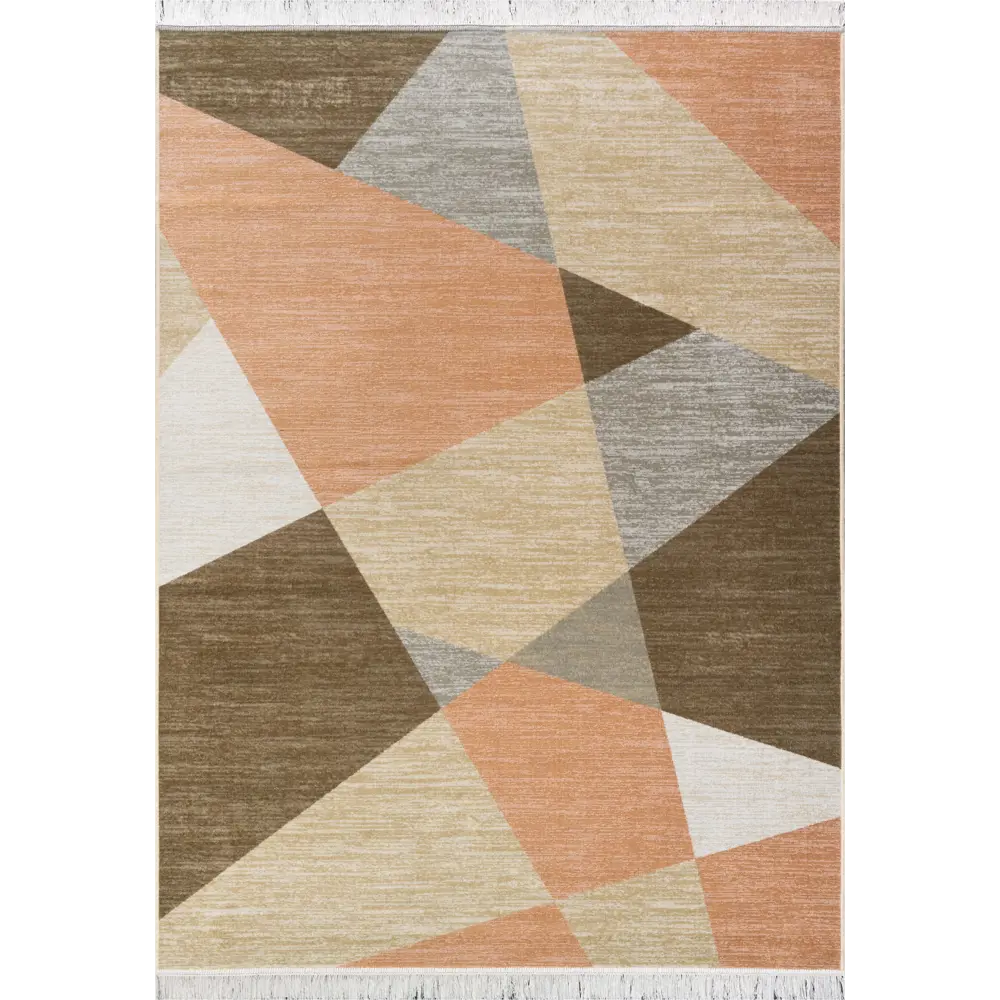 89374982 Ковер Leo 160x230 см вискоза 927977/2929 цвет коричневый STLM-1355904 RAGOLLE  - Вид №1