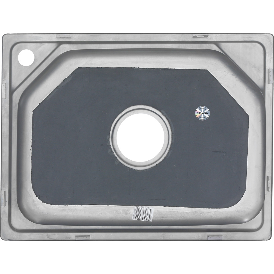 Мойка 6045 MELANA 0,8/210 врезная прямоугольная с сифоном (041 t*10 ) 041 t (*10) - Вид №2