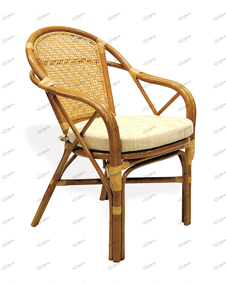 Кресло из ротанга бежевое Simple Way ЭКО ДИЗАЙН ПЛЕТЕНАЯ 009686 Бежевый 