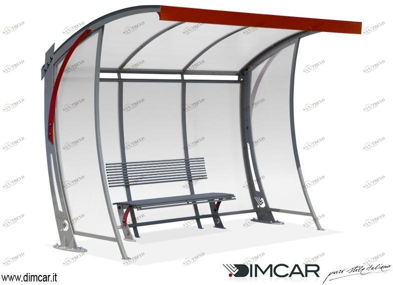 DIMCAR Стальное навес для автобусной остановки Elite sun-id-1351535