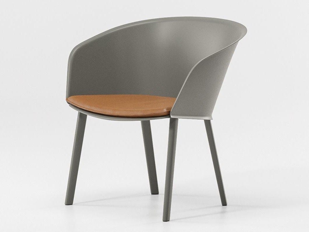 Алюминиевый садовый стул Kettal печать ARCH-00131684 - Вид №1