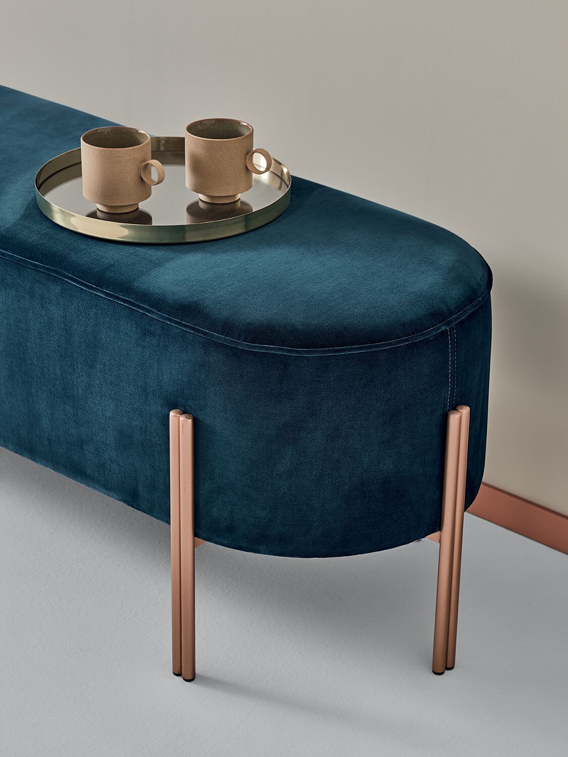 Скамейка из ткани Bontempi Casa Smurfoso ARCH-00024282 - Вид №3