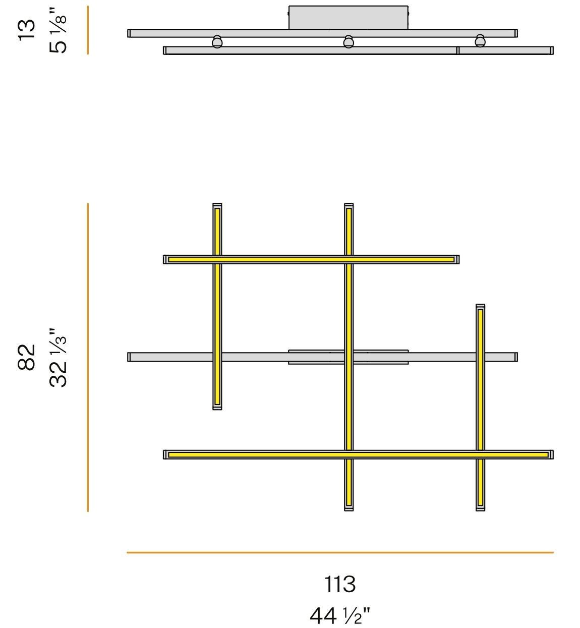 Алюминиевый светодиодный потолочный светильник Panzeri Hilow ARCH-00088480 - Вид №5