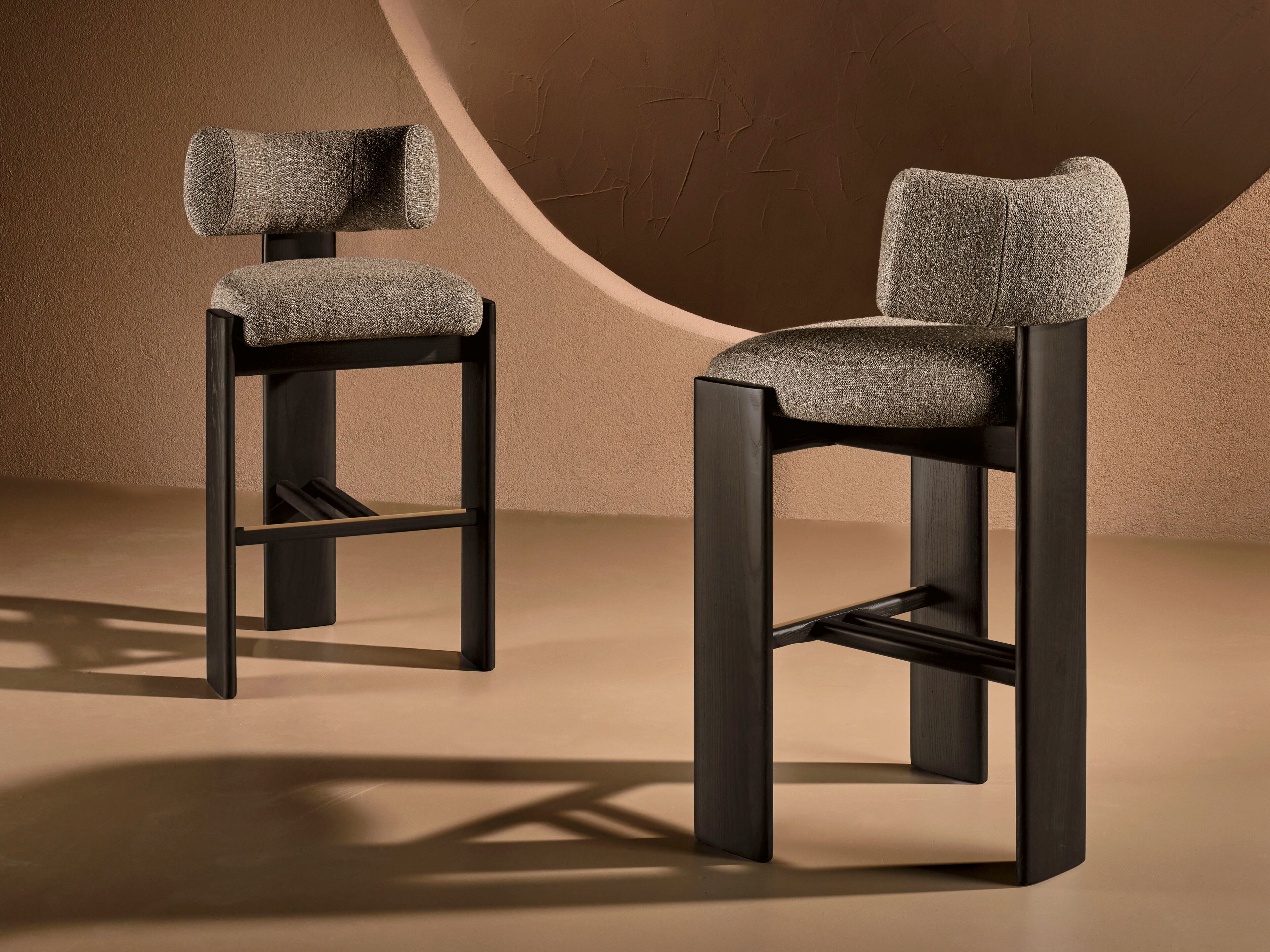 Тканый стул со спинкой и деревянной рамой Naturedesign TRINE ARCH-00088181 - Вид №1