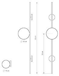 luxcambra Настенный светильник из металла и стекла Lymington sun-id-1358691 - Вид №11