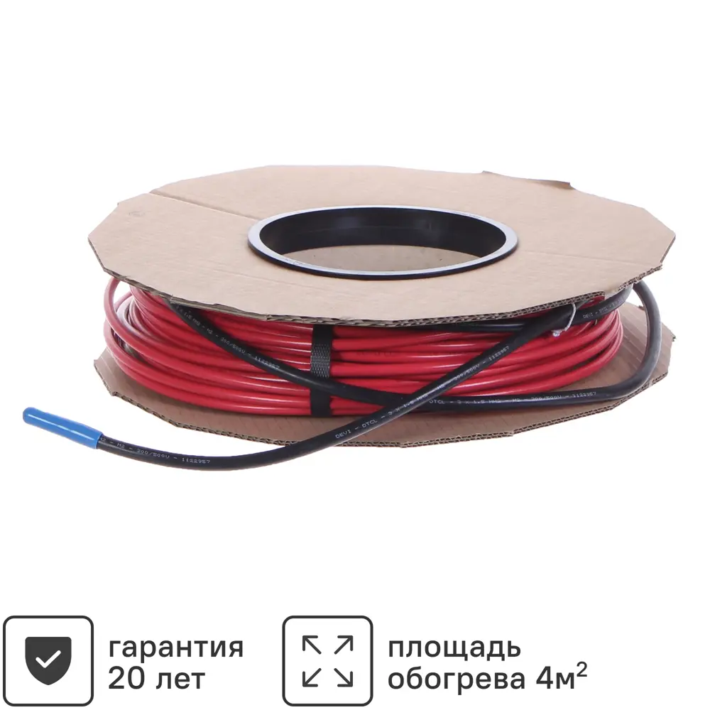 Нагревательный кабель для теплого пола Devi 37 м 680 Вт 81947669 STLM-2211897 