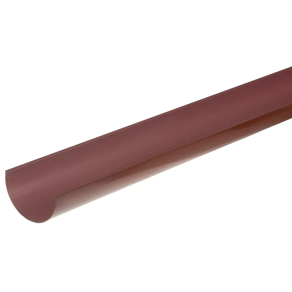 81931299 Желоб водосточный 2 м 125 мм цвет красный STLM-1015687 ИНТЕРПРОФИЛЬ  - Вид №1