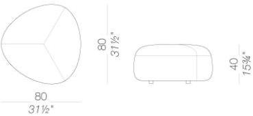 Lapalma Пуф из мягкой ткани Kipu sun-id-1416968 - Вид №7