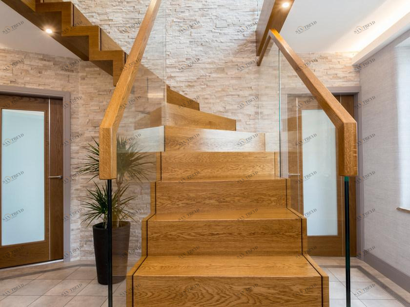 Siller Treppen Открытая лестница из дерева Zig-zag sun-id-1408762