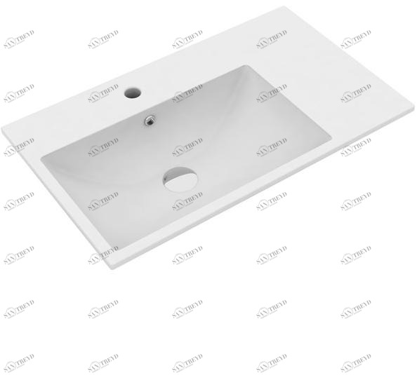 Tue4875101 Подвесная раковина настенная овальная Olympia Ceramica TUTTO EVO белая