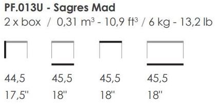 Fenabel Пуф из круглой ткани с обивкой Sagres Pf.013u - Вид №1