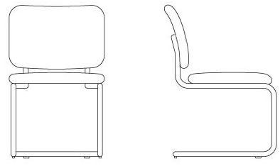 KNOLL Консольный стул из венской соломы Cesca™ sun-id-1506125 - Вид №2