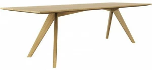 horgenglarus Прямоугольный обеденный стол из массива дерева  T-4201