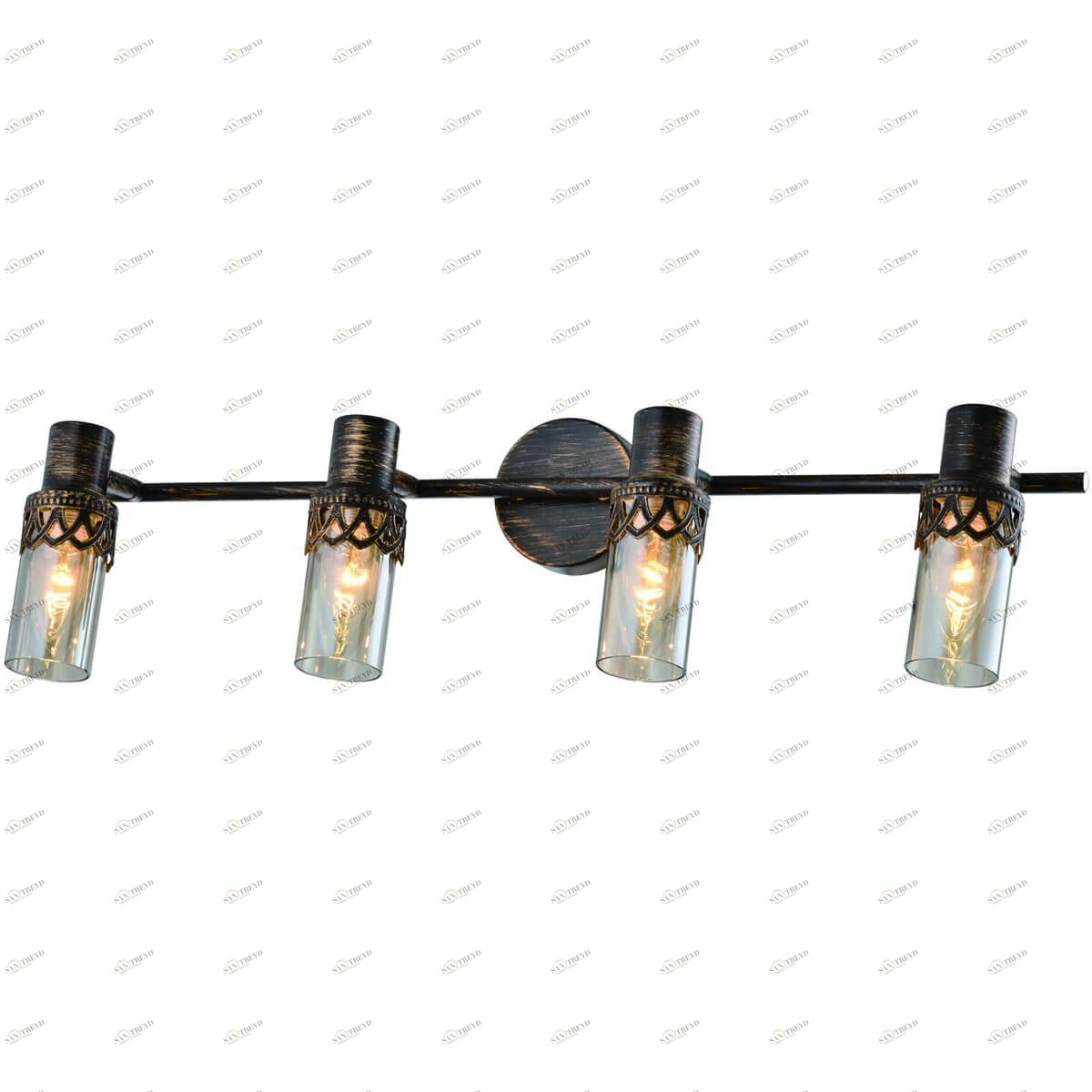 Спот настенный черный с 4 плафонами Rivoli Lodi 7018-704 RIVOLI LODI 00-3891471 Черный 