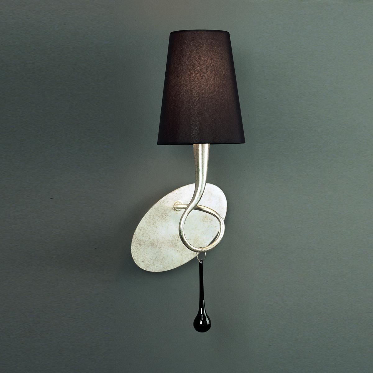 086191 Настенный светильник 1L черный Mantra Paola - Вид №4