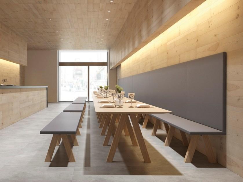 Viccarbe Прямоугольный стол из дуба Trestle sun-id-1436958 - Вид №5