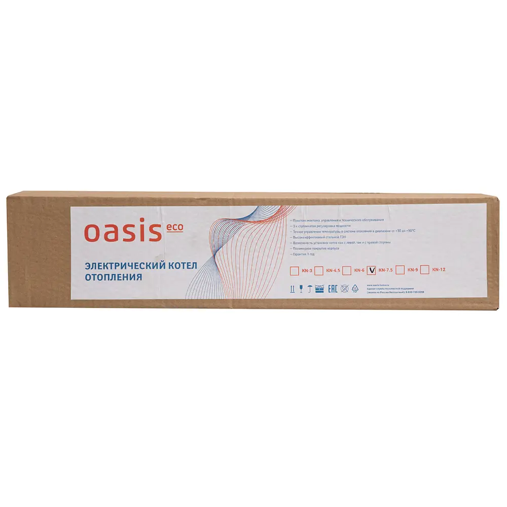 Электрический котел Oasis Eco KN-7.5 7.5 кВт для систем отопления 86256555 STLM-0067348 - Вид №11