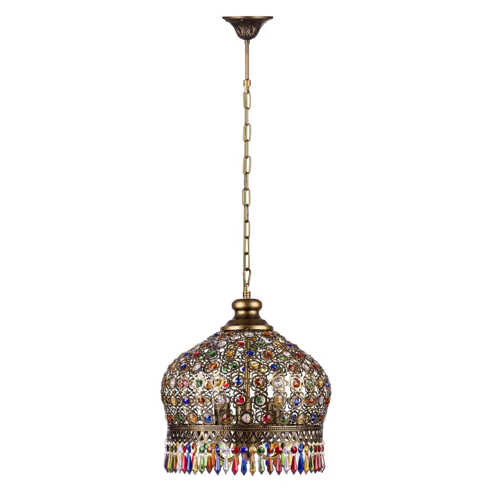 Подвес Lumin`arte Arabika-1, 3xE27x60 Вт, металл, цвет бронза/мультиколор LUMIN ARTE STLM-2200466