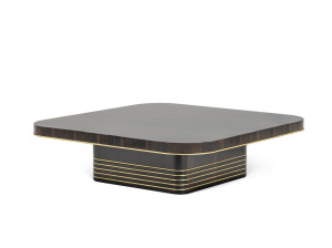 Ebony квадратный низкий журнальный столик
