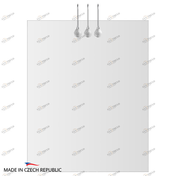 Зеркало со светильниками (60х75 см) ELLUX (Чехия) CRY-A3 0207 sun-id-561522