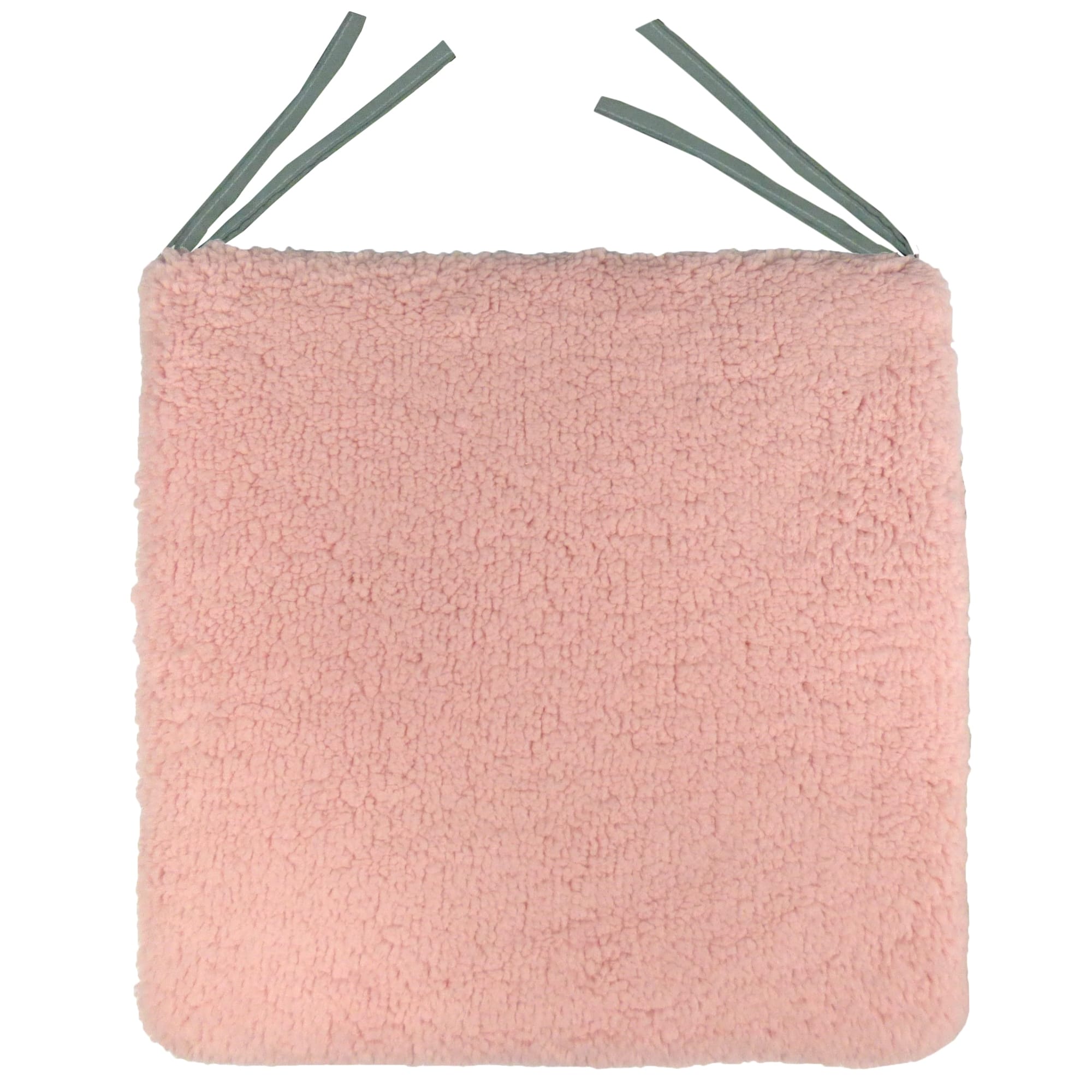 81974299 Галета для стула «», 40x40 см, цвет розовый Шерпа Santreyd 