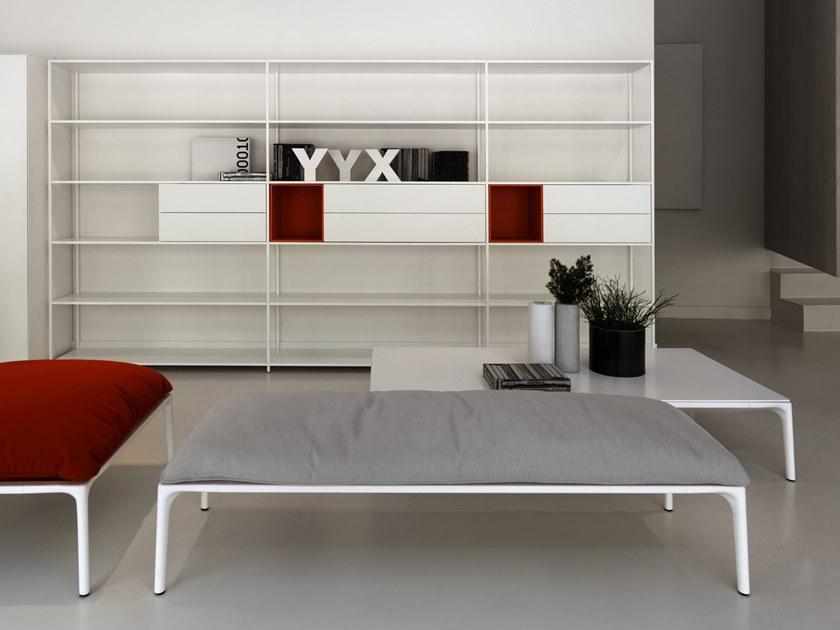 MDF Italia Открытый книжный шкаф из алюминия Minima sun-id-1479315 - Вид №2