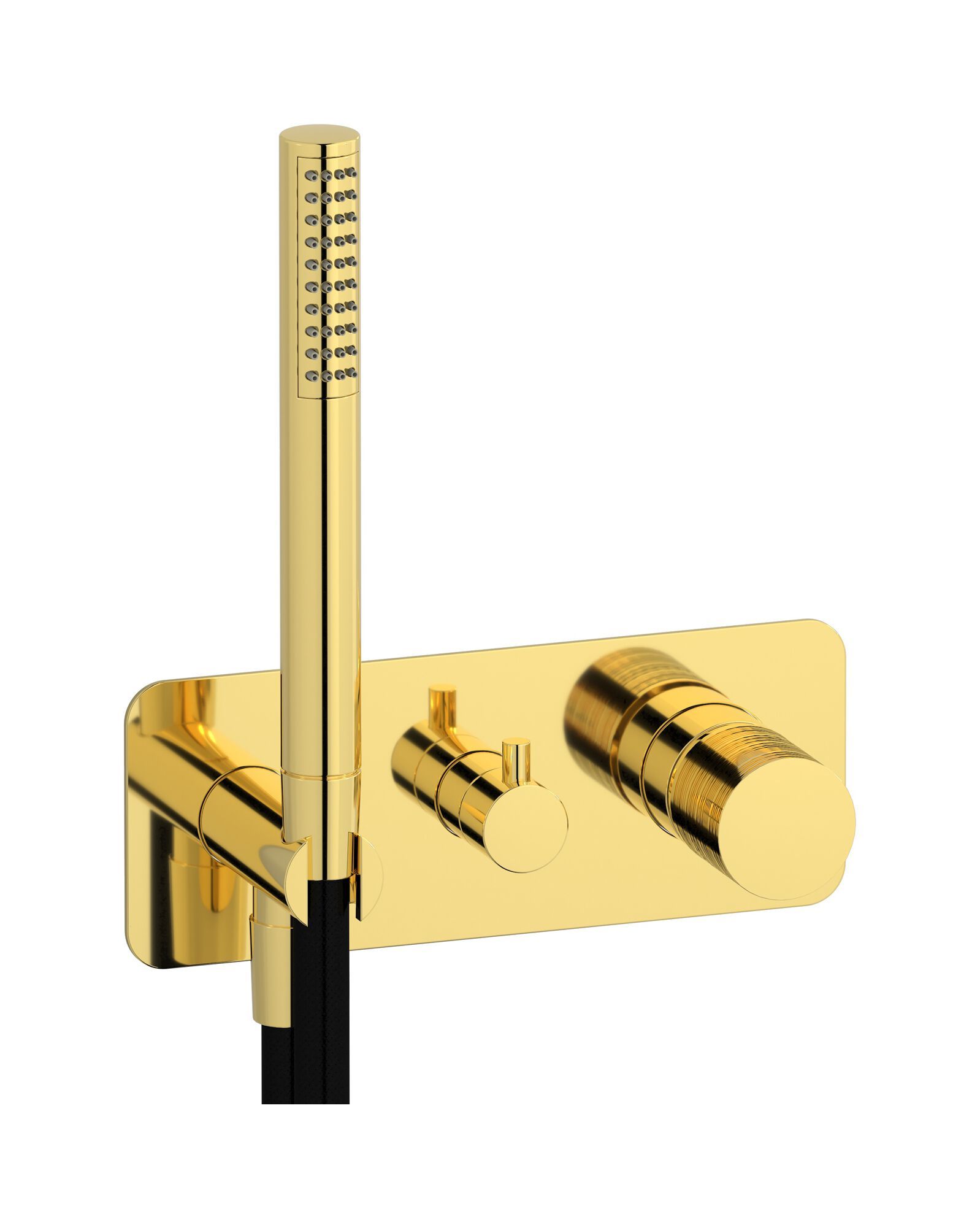 3 отверстия утопленный смеситель для душа с ручным душем IB винил ARCH-00022859 - Вид №7