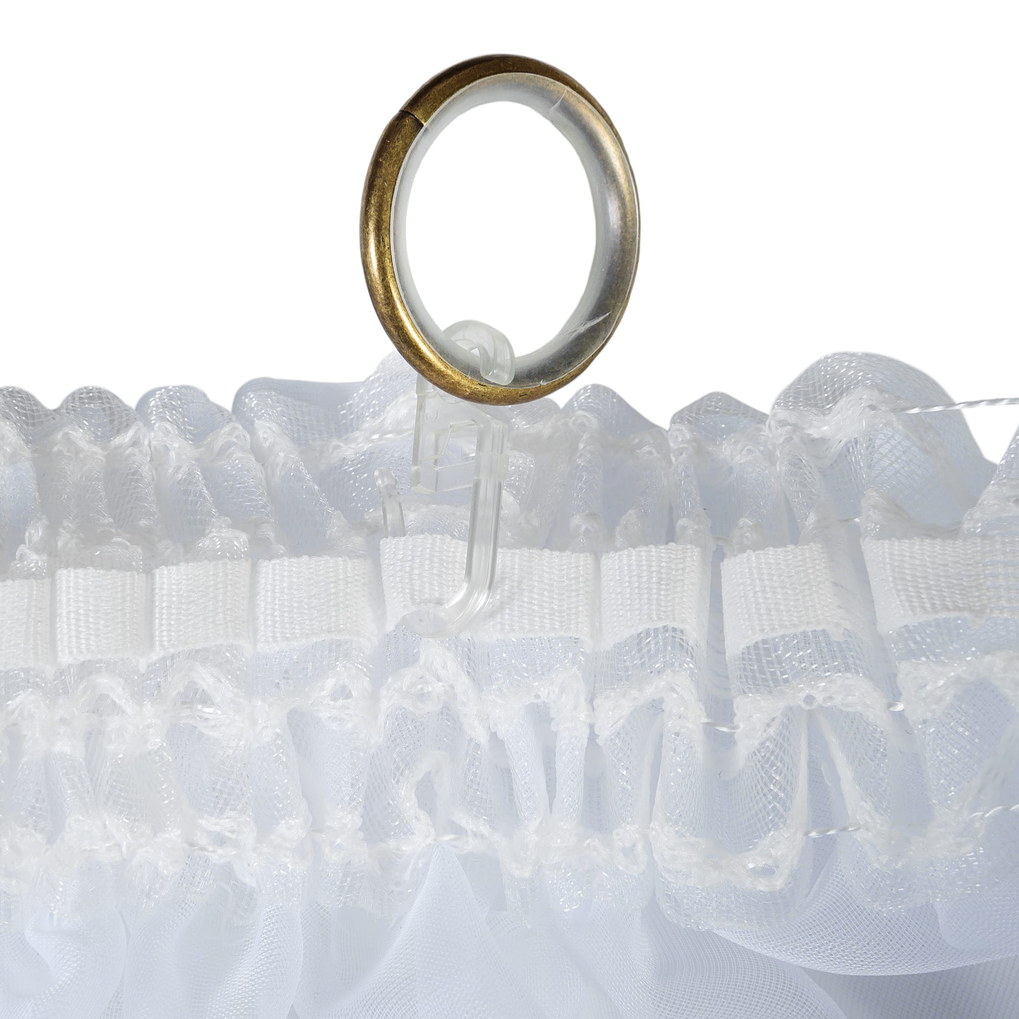 18052802 Лента шторная 60 мм цвет прозрачный Santreyd  - Вид №4