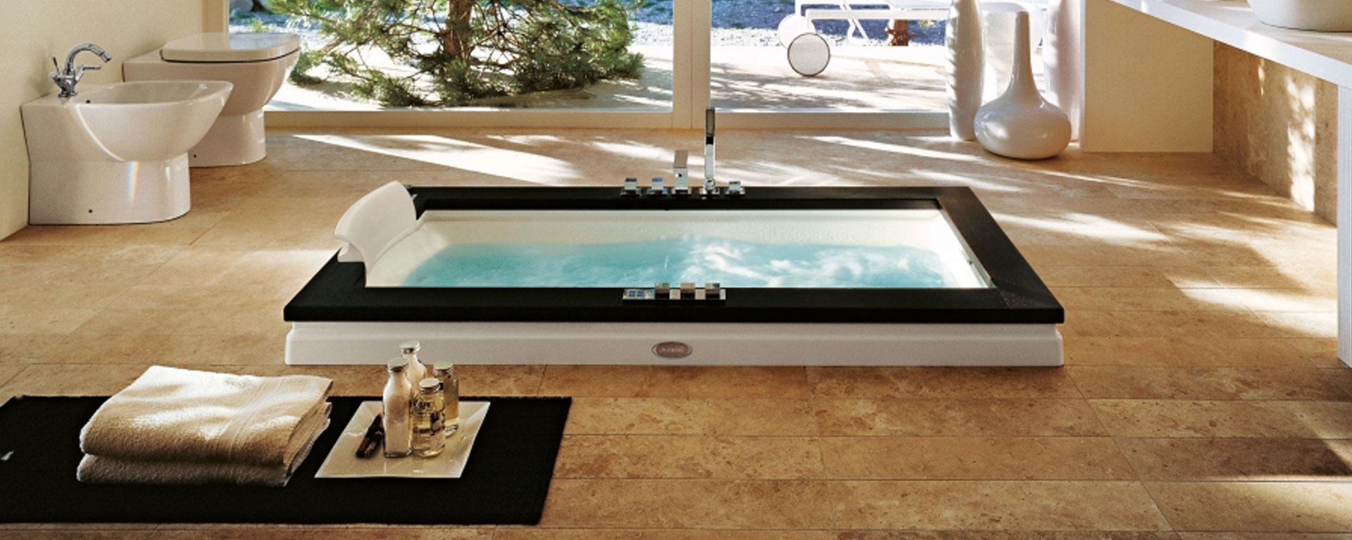 Ванна встроенная с гидромассажем Aura Uno 9F43-344-SX Jacuzzi 9F43344SX - Вид №1