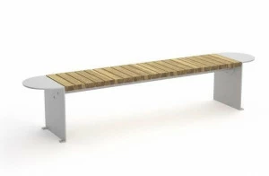 VESTRE Модульная скамья из стали и дерева без спинки Vroom