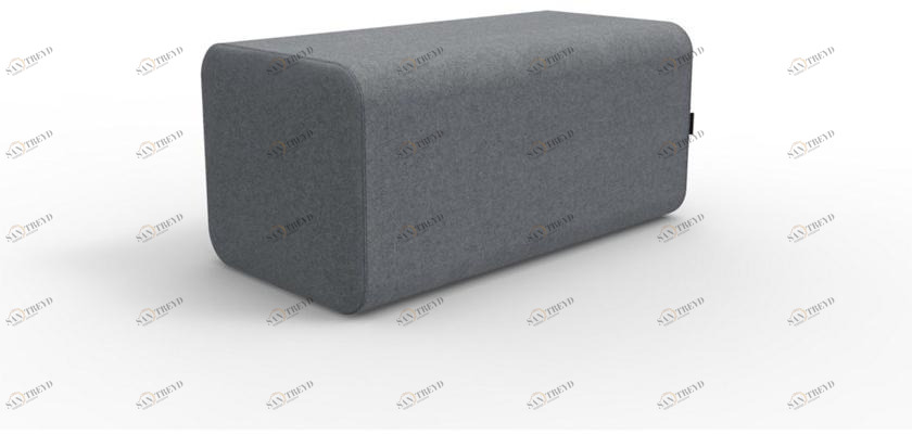 Marine Peyre Editions Модульная скамейка с обивкой из ткани Bflex sun-id-1422515