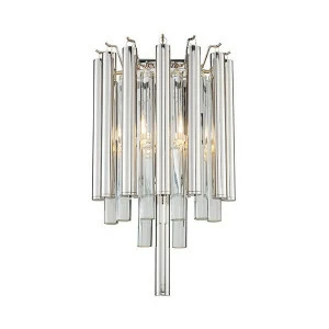Светильник настенный прозрачный Delight Collection Gigi Nickel KM0931W-1 nickel DELIGHT COLLECTION  00-3882877 Прозрачный