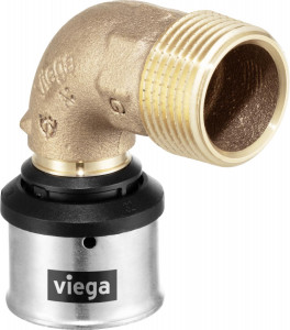 Viega Угольник переходной 90° Viega Smartpress 6714 (729714)