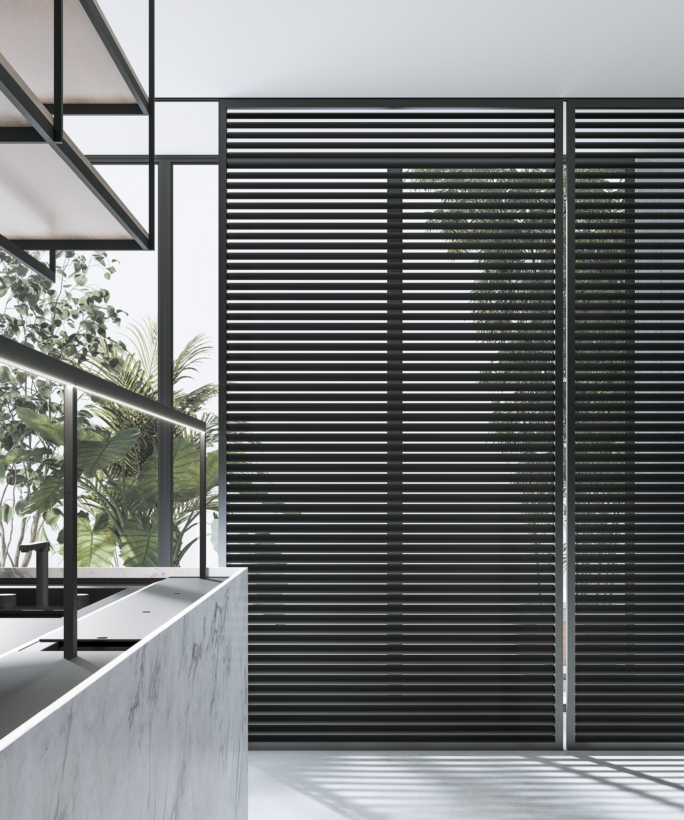 Алюминиевая раздвижная подвижная стена ADL Levante ARCH-00018434 - Вид №5