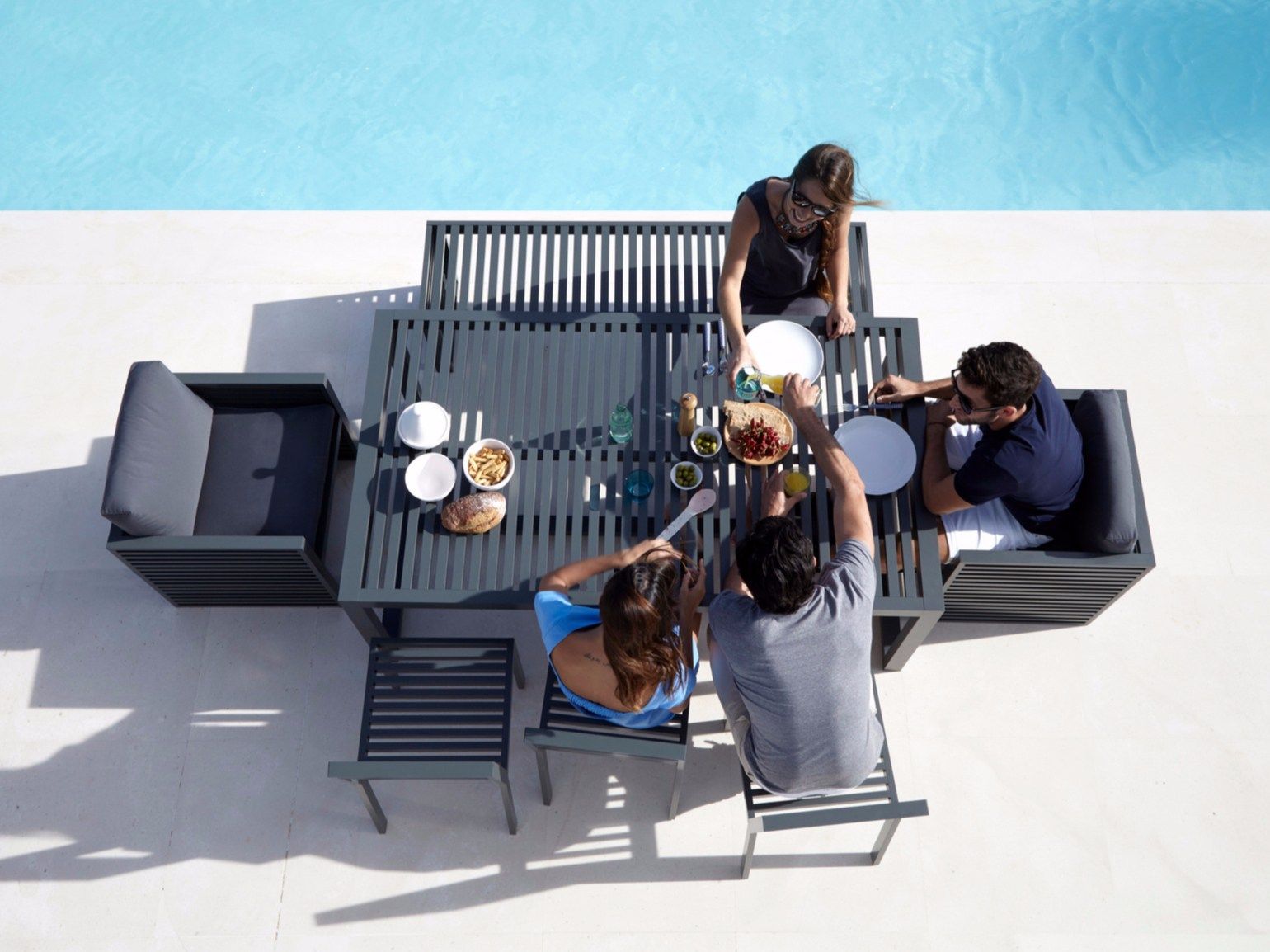 Садовое кресло с подлокотниками GANDIABLASCO DNA ARCH-00122936 - Вид №4