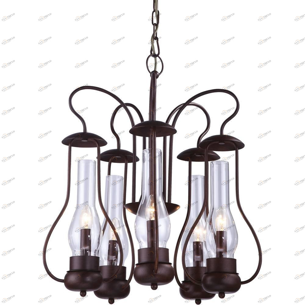 Подвесная люстра Arte Lamp Bulbo A8955LM-5BR ARTE LAMP ДИЗАЙНЕРСКИЕ, BULBO 056403 Коричневый 