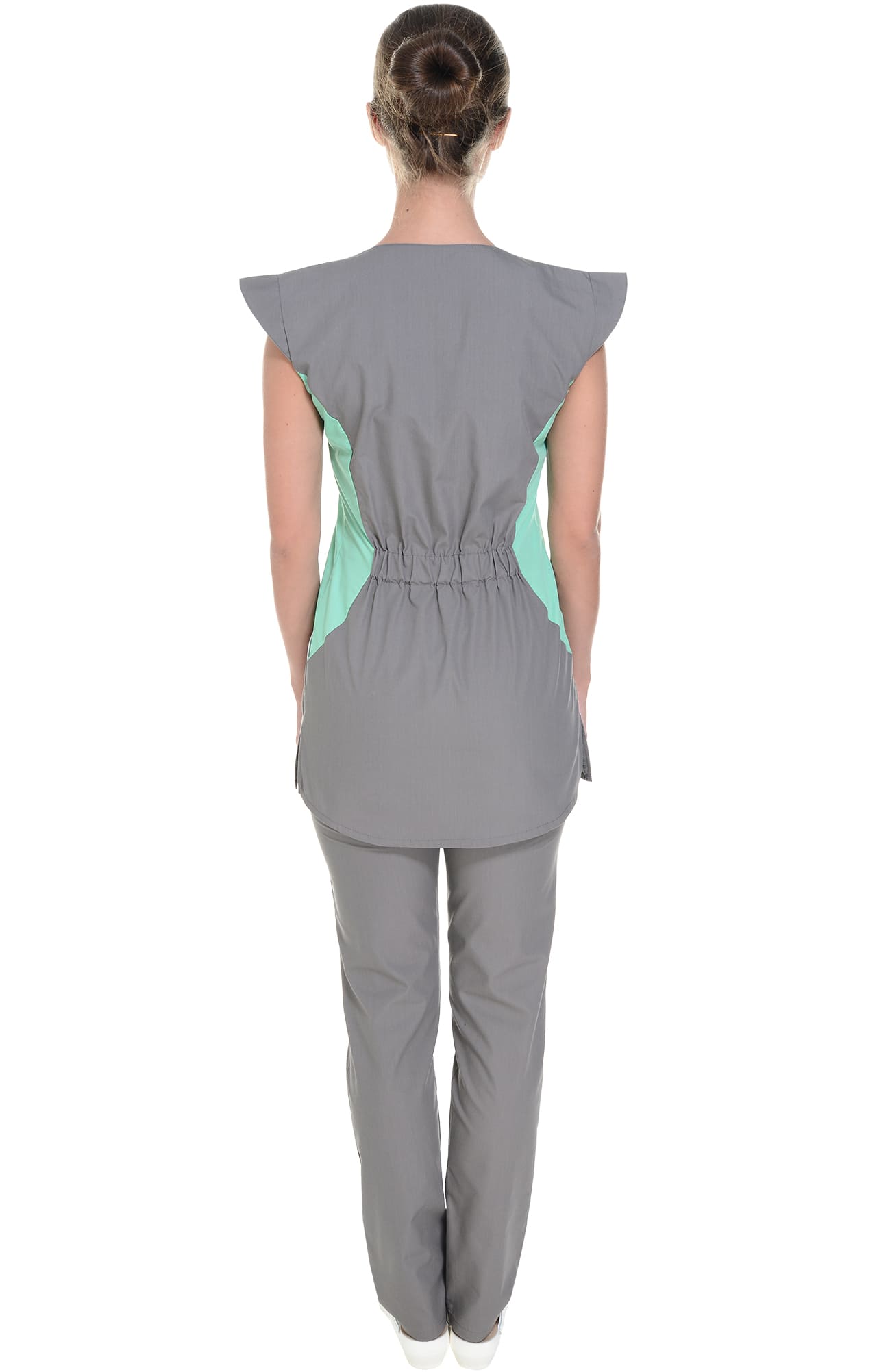 69299 Костюм "Лига" цвет темно-серый с салатовым  Медицинская одежда  размер 44 Спецодежда  - Вид №11