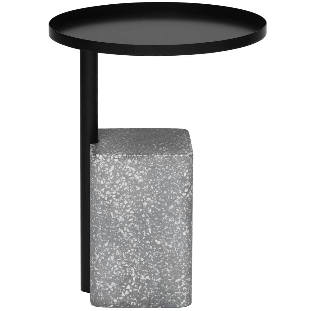 Высокий круглый журнальный столик с бетонным основанием Vela Arredamenti Арго ARCH-00093210 - Вид №3