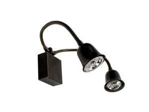 Регулируемая латунная лампа для чтения