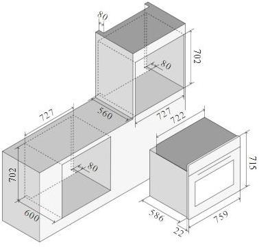 Ilve Многофункциональная встраиваемая духовка из нержавеющей стали Professional plus Ov30stct3 Santreyd  - Вид №1