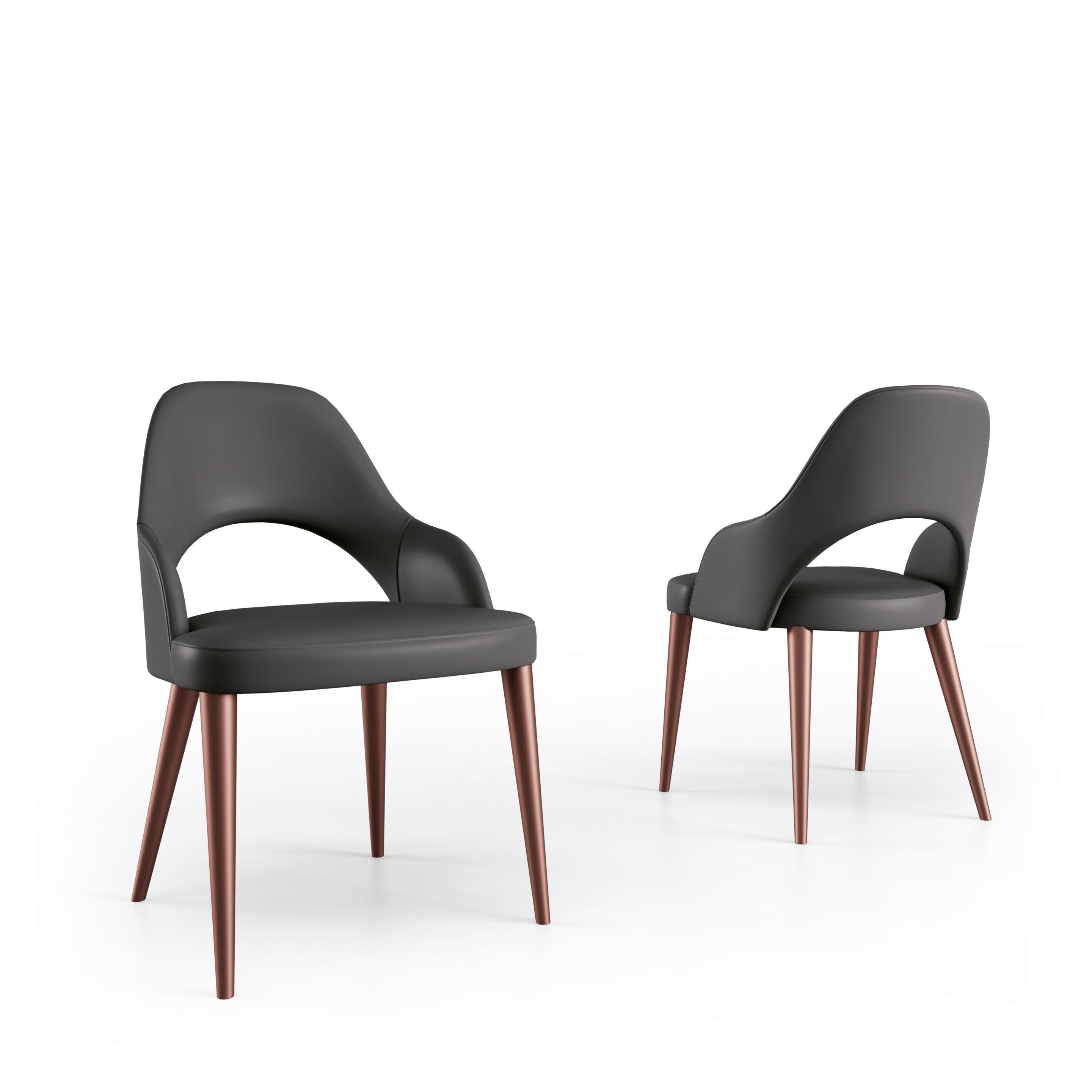 Кожаный стул с подлокотниками Bizzotto Italia Нара ARCH-00067879 - Вид №6