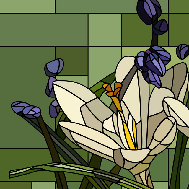 Стеновые панели - Витраж Спринг