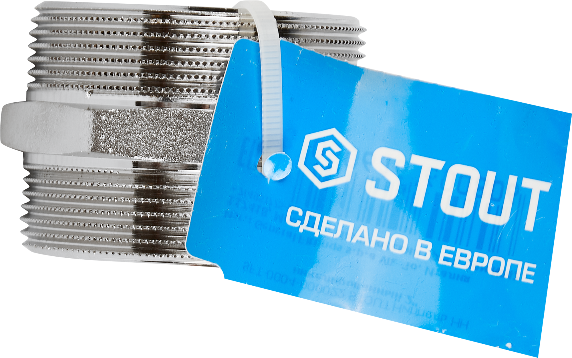 Ниппель латунный STOUT 2" с наружной резьбой 82238810 STLM-0022617 - Вид №2