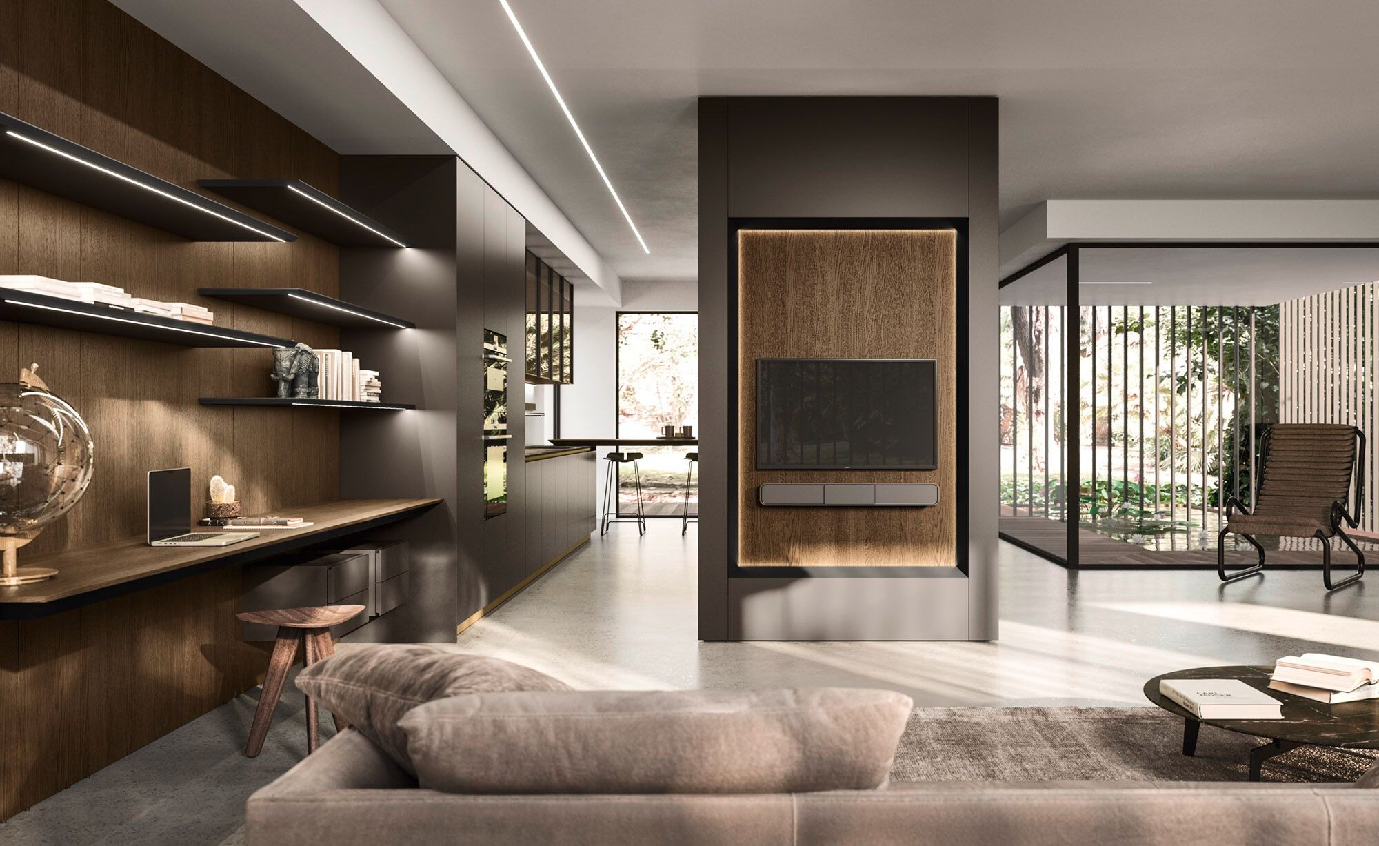 Деревянная обшивка Arrital BOISERIE PLANAR ARCH-00009046 - Вид №5