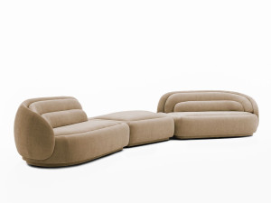 Модульный тканевый диван