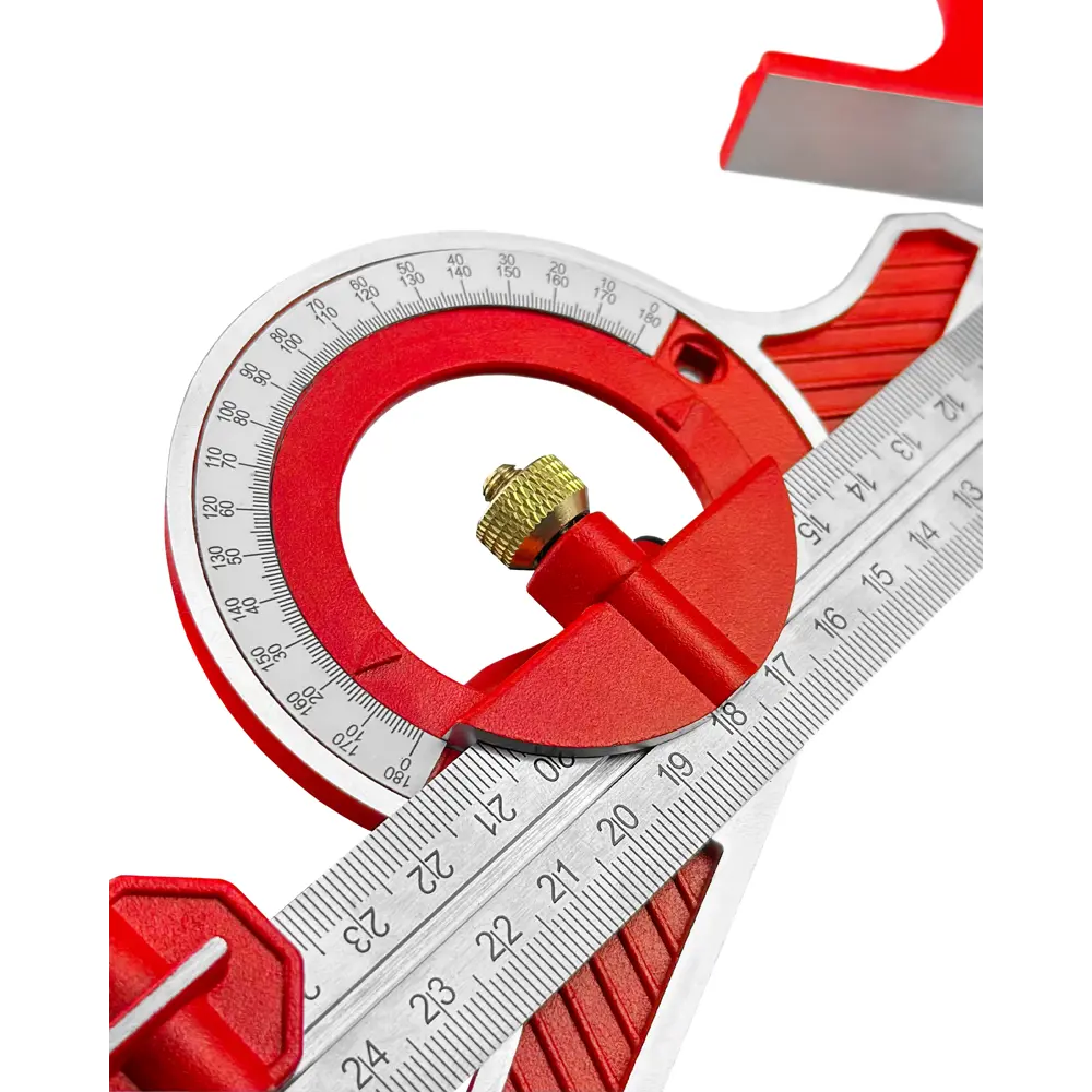 Угольник разметочный Vertextools с транспортиром и рейсмусом 300 мм 89337594 STLM-1356128 - Вид №3