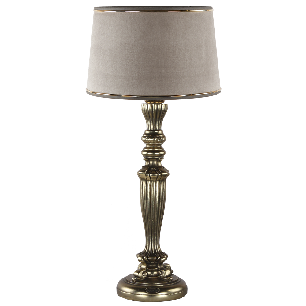 32116,34057 Настольная лампа Богемия Бронза Тюссо Капучино BOGACHO 4627138247884, 4627138151112